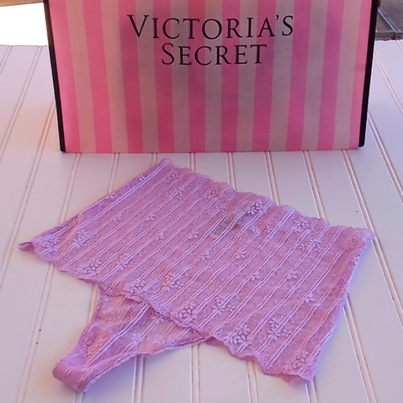 Victoria's Secret Other - Victoria's Secret Lavender Lace High Waist  Thong Panties. Bundle 3/$2…